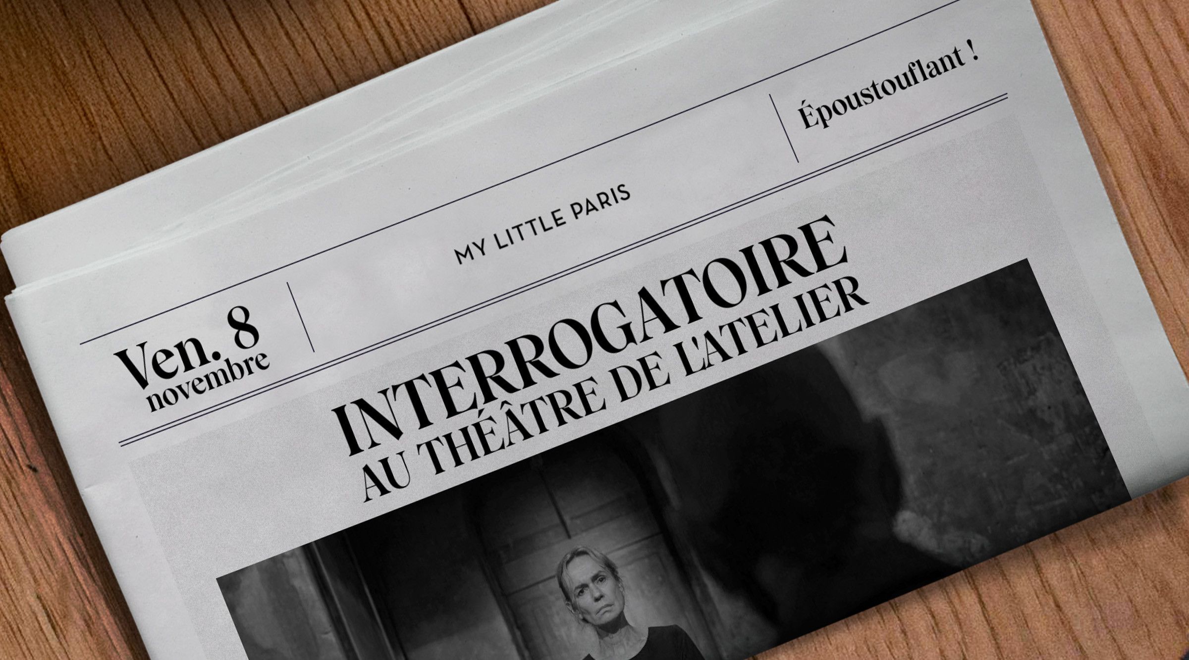 Un interrogatoire au théâtre