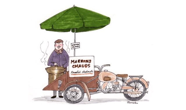 Le vendeur de marrons chauds